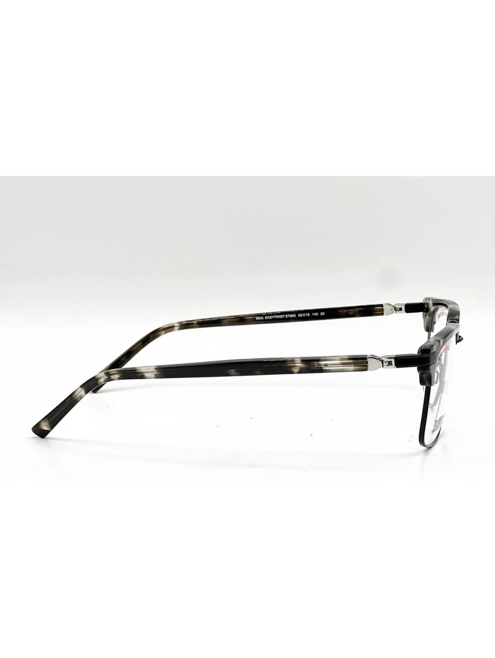 Easytwist Et993 20 Demi Brown Dark Grey Authentic Eyeglasses 53-18-140
